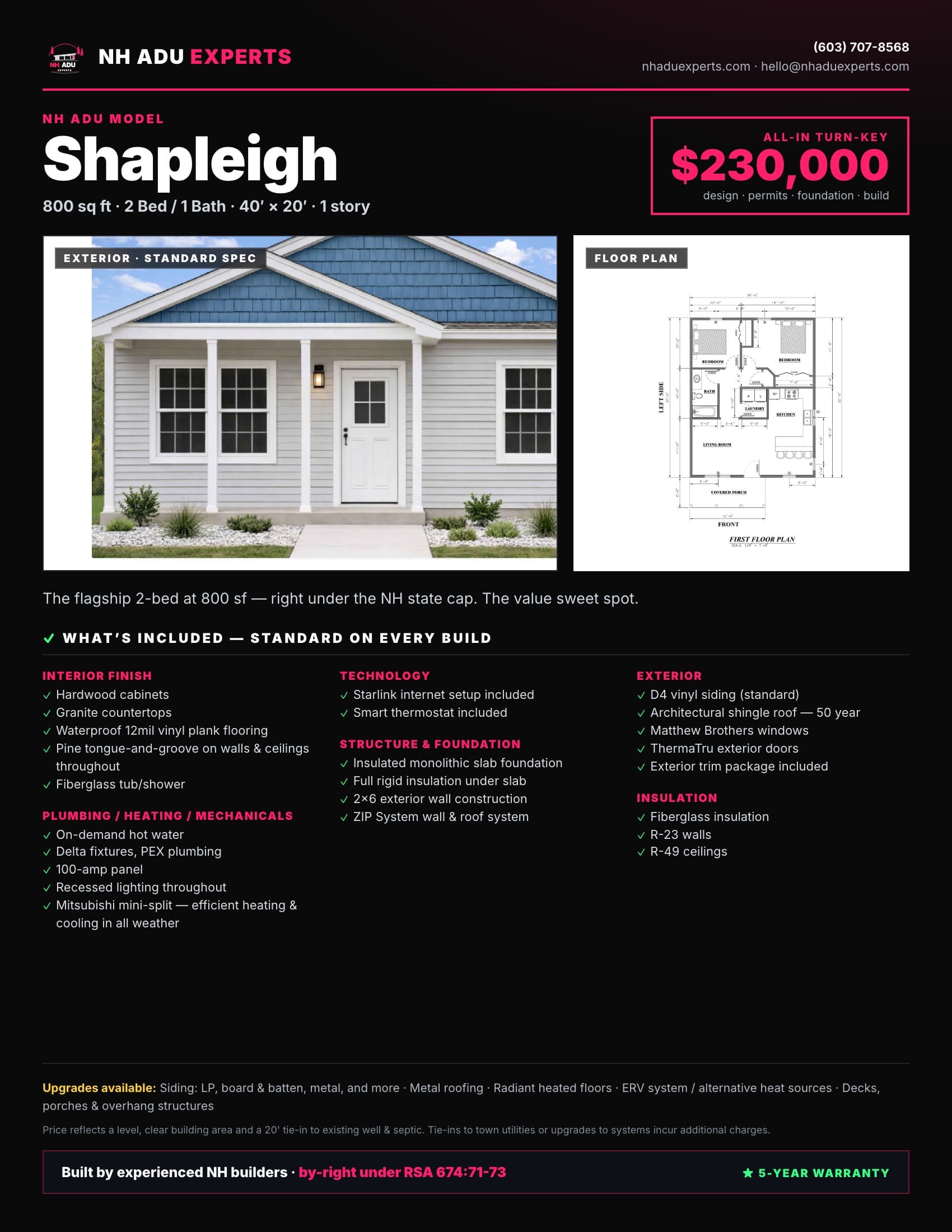Shapleigh marketing flyer