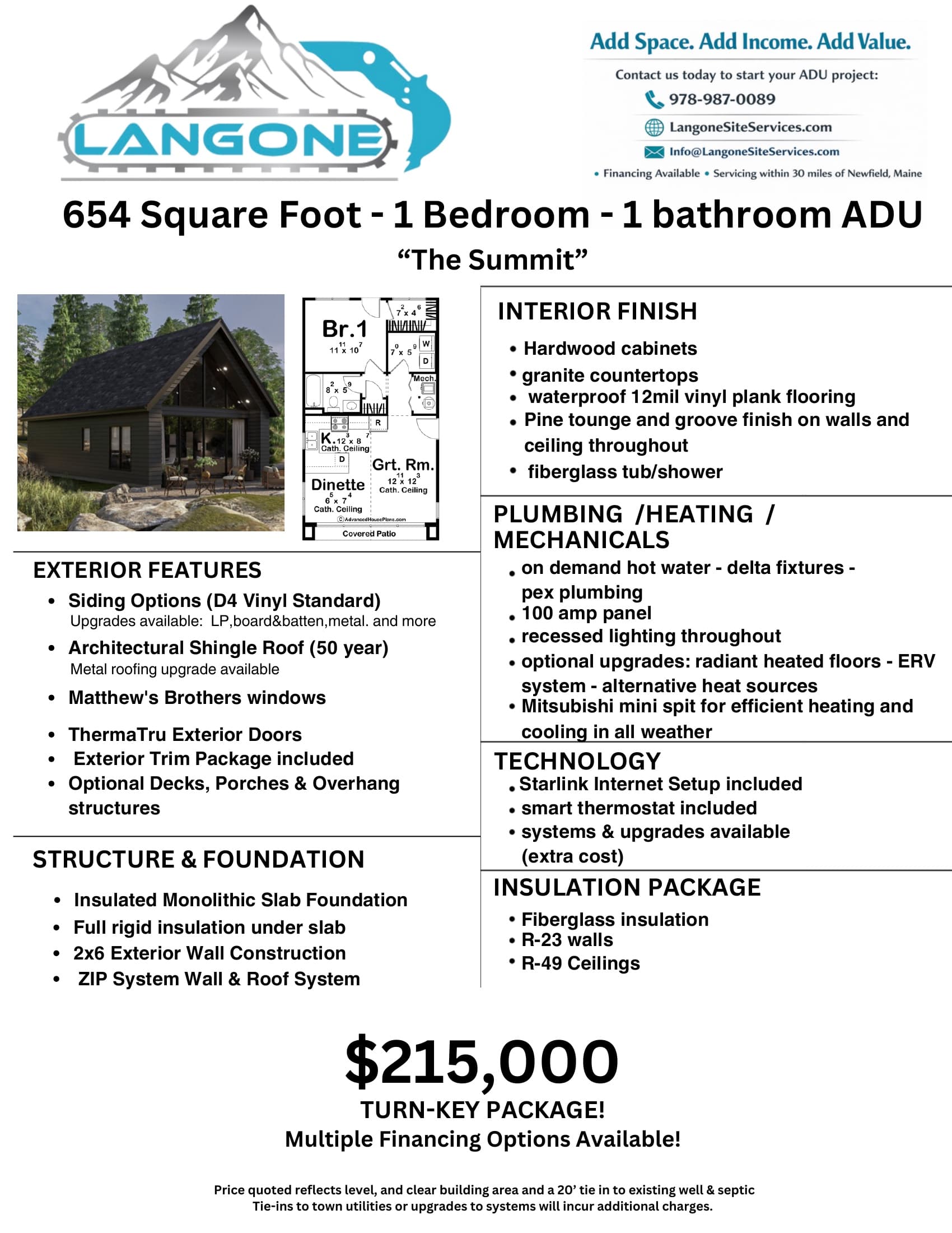 The Summit marketing flyer